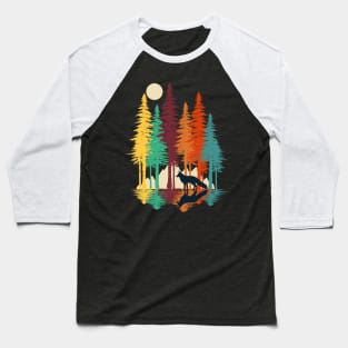 Forest Fox Baseball T-Shirt